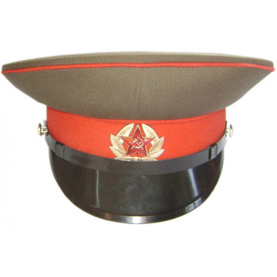 Armée rer soviétique / chapeau de visière de sergents d`infanterie russe m69