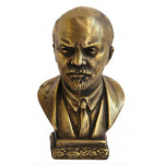 bronze soviet bust vladimir lenin