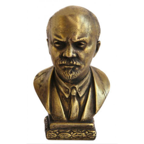 Busto soviético de bronce ruso vladimir lenin