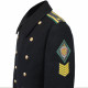Long manteau noir en laine du Service fédéral de sécurité russe
