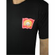 Camiseta negra Tactical Cadet Camiseta deportiva para uso diario