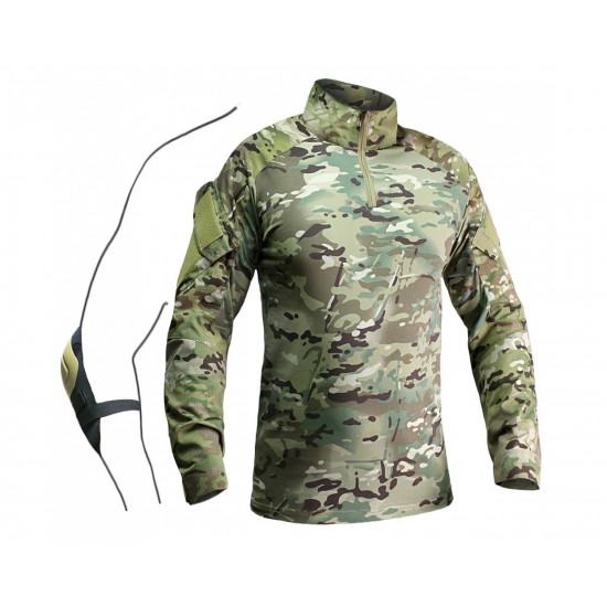 Camisa de combate táctico GIURZ patrón de camuflaje moderno