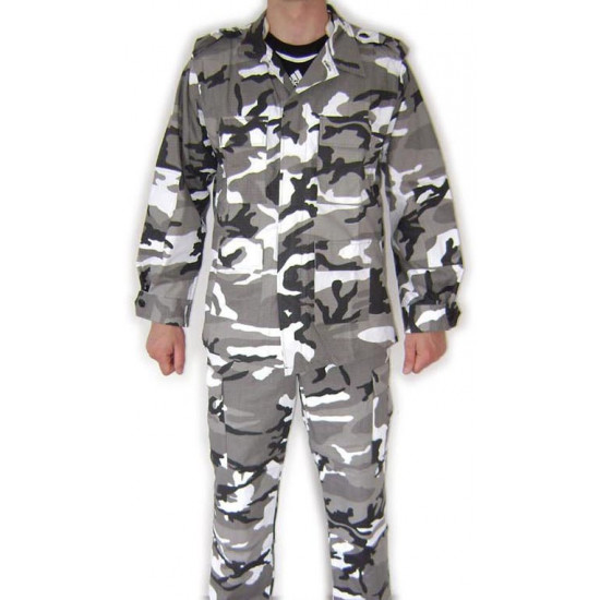 Uniforme de camuflaje BDU de verano "Arctic" Uniforme de camuflaje táctico Airsoft Rip-stop suit