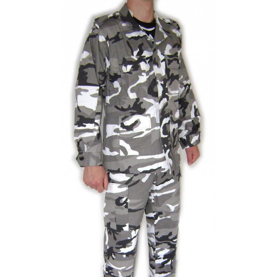 Uniforme de camouflage Summer BDU "Arctic" Uniforme de camouflage tactique Airsoft Rip-stop suit