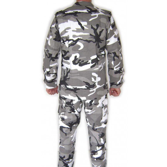 Uniforme de camouflage Summer BDU "Arctic" Uniforme de camouflage tactique Airsoft Rip-stop suit