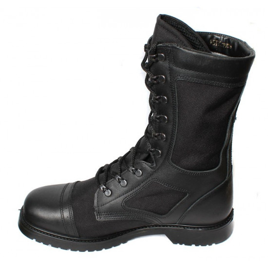 Leather Russian tactical high ankle boots
