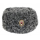 High rank Soviet Officers gray fur hat Papakha