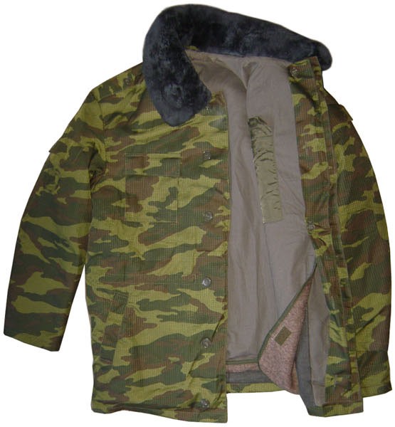 Winter Fishing and Hunting suit Dubok type Warm oak leaf camo uniform