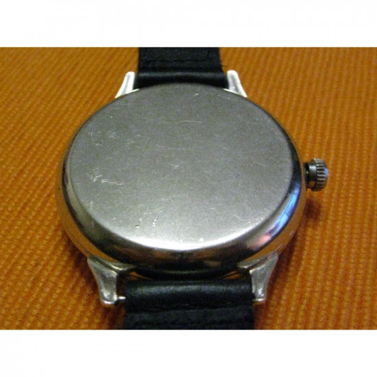 Vintage schwarze russische Armbanduhr SHTURMANSKIE Molniya