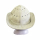 Sombrero caqui Panamá con insignia de estrella