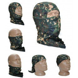 Camuflaje táctico Caza Pasamontañas Máscara facial Ejército Militar Airsoft  Sniper Hat