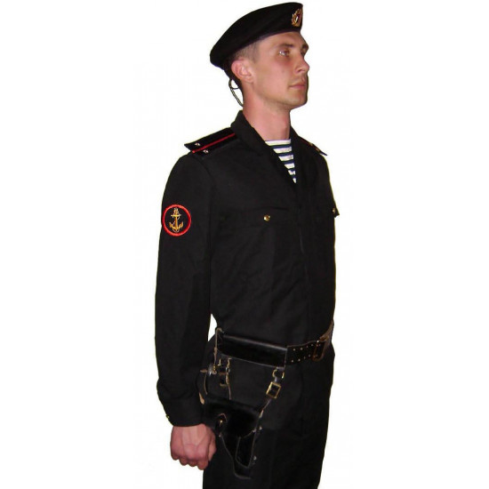 ソビエト/ロシア軍海兵隊員黒軍服