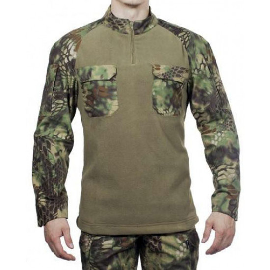 Demi-season Tactical jumper MPA-11 Professional Airsoft shirt "Python forest" camo jumper Active lifestyle rip-stop wear