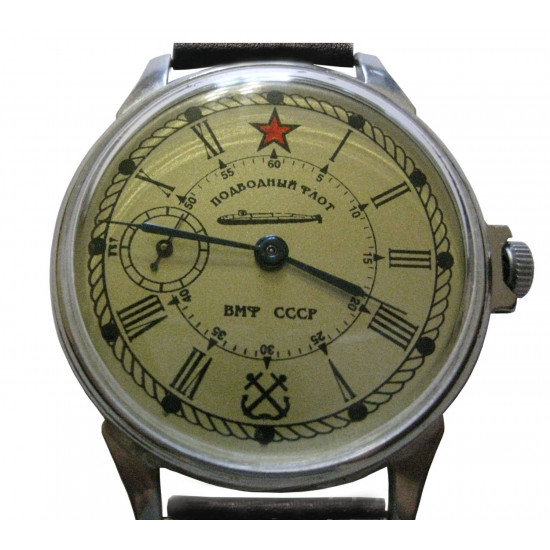 Molnija Hombre Reloj Vintage - VMF URSS Submarino Flota / reloj soviético Molnia, Molniya