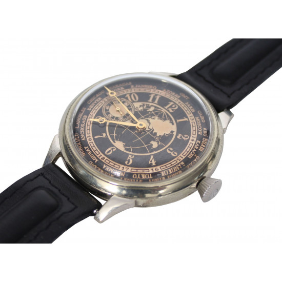 Vintage mecánico reloj de pulsera soviético "MOLNIJA" - Reloj mundial Reloj ruso de la época / Molnija