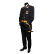 Soviético / uniforme del desfile naval ruso negro