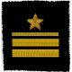 Flotte soviétique, russe naval, marine de l`urss, 2 pièce d`épaule d`officiers