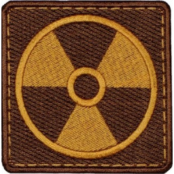 Stripe Nuclear Power Plant Radiation STALKER S.T.A.L.K.E.R. Factions  Mercenaries Loners Atomic Power Badge Patch Chernobyl