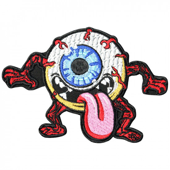 Halloween Fun Eye Monster Manga bordada coser / planchar / parche de velcro
