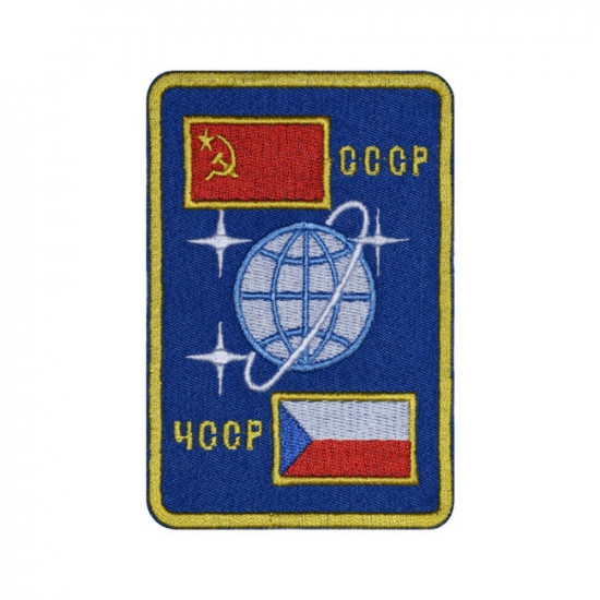 Programa espacial soviético Soyuz 38 manga cosida parche # 4