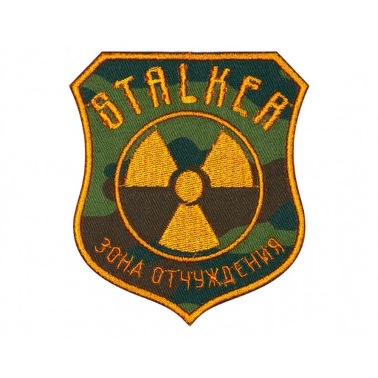 Verfremdungszone für Stalker Tschernobylstrahlung Aufnäher mit Stickerei