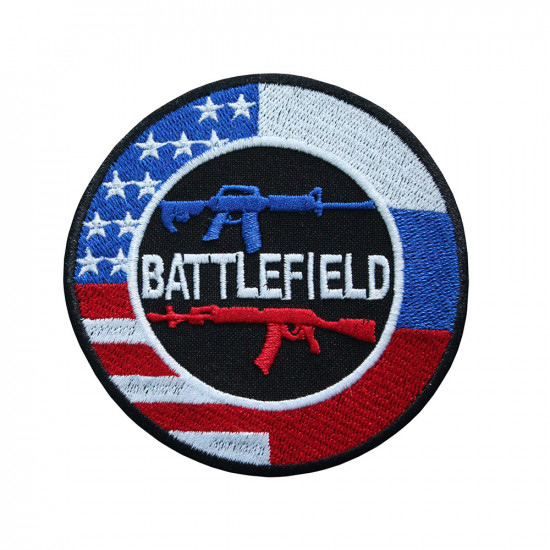 Juego Battlefield Guns Juego coser / planchar / parche de velcro
