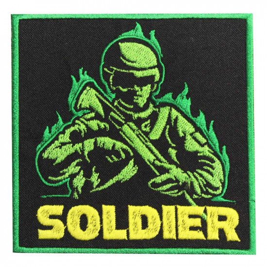 Soldado de las fuerzas especiales bordado personalizado coser / planchar / parche de velcro