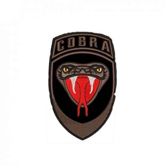 Cobra Airsoft Game Snake Tactical Russian Federation Sleeve Patch brodé à coudre