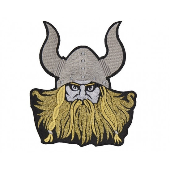 Parche bordado hecho a mano de la mitología nórdica vikinga Big Machine # 2