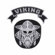 Viking nordique mythologie ornement noir-blanc brodé à coudre à la main patch scandinave