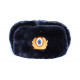 Russian police winter hat ushanka