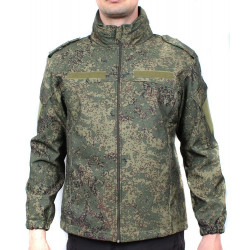 Mens EMR Camouflage Hooded Soft Shell Zipper Jacket Coat Inner