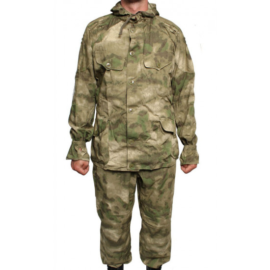 Sumrak M1 Uniform Taktischer Moostarnanzug Airsoft Kapuzenjacke mit Hose Moderne Sommeruniform