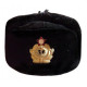 Hiver de fourrure d`officier naval russe militaire soviétique chapeau noir ushanka earflaps