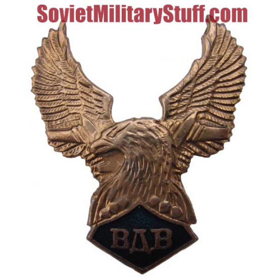 Insignia de militares del paracaidista de ejército rusa vdv fuerza aérea