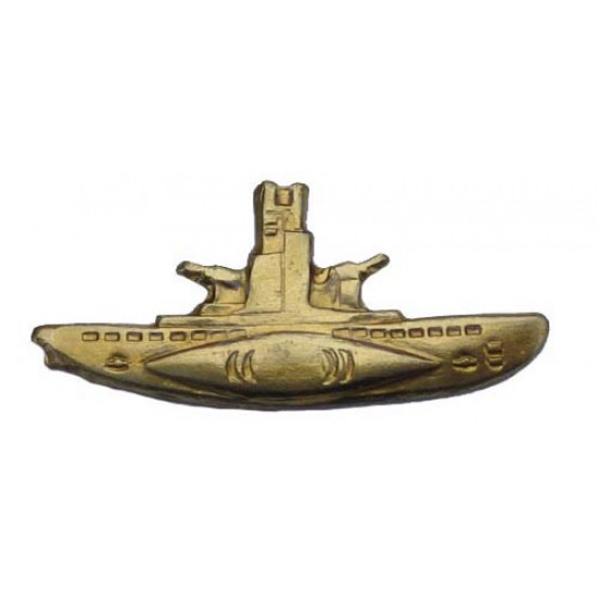 ソビエト金色の潜水艦指揮官金属バッジ・ネイビーソ連邦