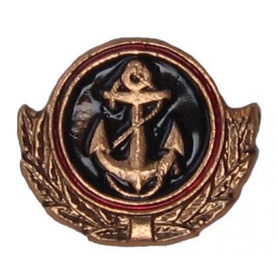 Militares de la insignia del emblema de infantes de marina metálicos rusos logotipo de ancla