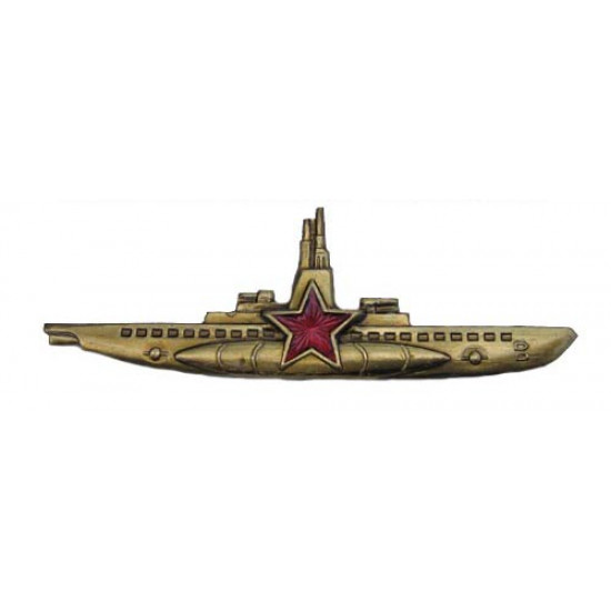 Sowjetischer goldener U-Boot-Kommandant Marine Badge Marine UdSSR