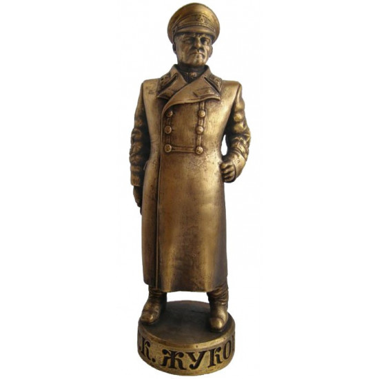 Haut buste soviétique de bronze russe de marchall zhukov
