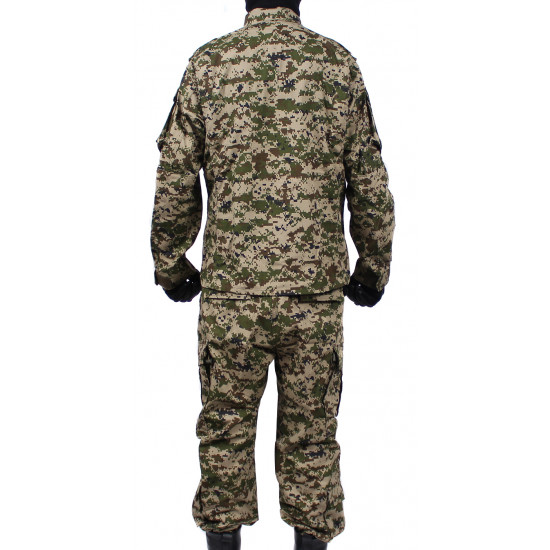 Patrón de "píxel" de uniforme de camuflaje táctico "acu"