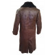 Manteau de peau de mouton brun russe militaire de pilotes polaires UE 50 (US40)