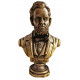 Bronze Büste des 16. Präsidenten der Vereinigten Staaten, Abraham Lincoln