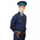 Teniente de la Fuerza Aérea Ejército ruso Uniforme azul