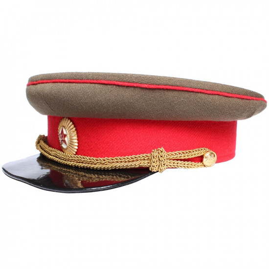 Unión Soviética RKKA Oficial URSS Ejército Gorra de visera roja