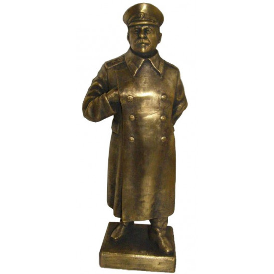 Big bronze figurine Sowjetische Büste von Joseph Stalin