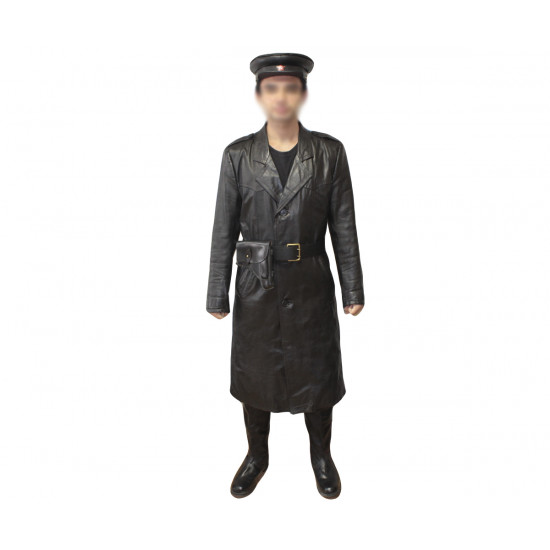 Soviet army /   military leather coat NKVD