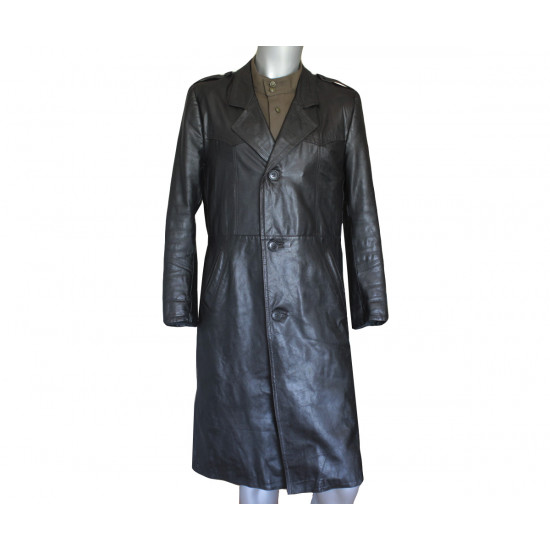 Soviet army /   military leather coat NKVD