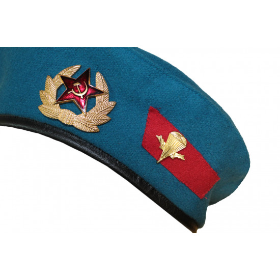 Troupes aéroportées russes soviétiques chapeau d`été de béret vdv bleu