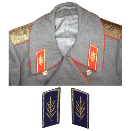 Sowjetische Armee Kragenspiegel Russische Bretter für Mäntel und Jacken