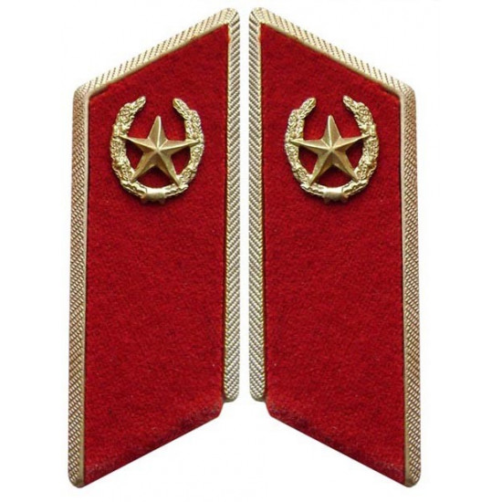 Sowjetische Infanterie UdSSR russische Armee Parade Kragen Registerkarten